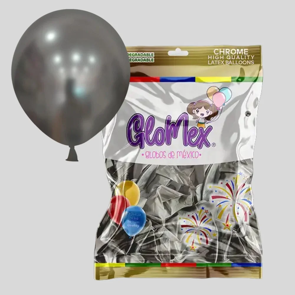 GLOMEX Chrome Plateado